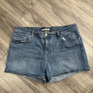 Levi's Classic Blue Denim Women's Shorts  #74